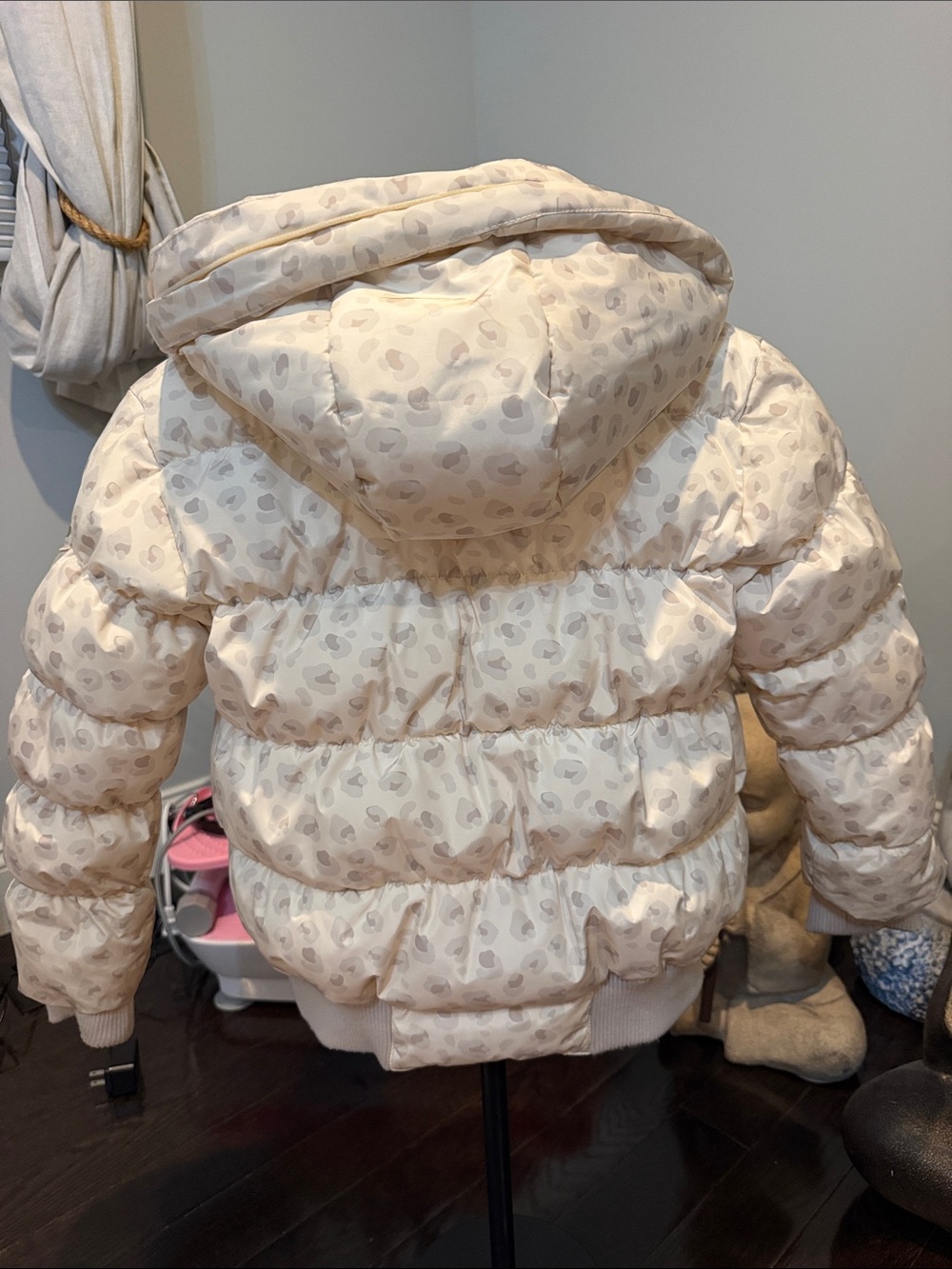 Appaman Cream Puffer Jacket with Faux Fur Trim - Picture 6 of 6